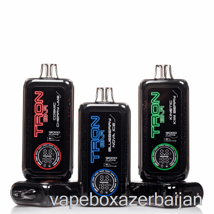 Vape Azerbaijan TRON BAR 12K Disposable Neon Mint Ice